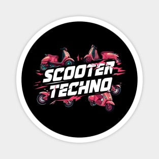 Scooter Techno Magnet